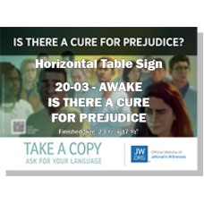 HPG-20.3 - 2020 Edition 3 - Awake - "Is There A Cure For Prejudice?" - Table